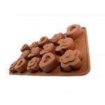 RKPM HOMES Silicone Chocolate Mold Candy Mold Jelly Ice Cube Tray Muffin Sugar Craft Fondant Mold Mould Cake Decorating Tools (14 Cavity Chocolate Mold)