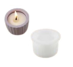 RKPM HOMES Candle Cup Cement Mold I Mini Size Concrete Striped Silicone Epoxy Casting Candlestick Mould I DIY Handmade Necklace Art Crafts Jewelry Storage Box Ring Trinket Container Home Decorations