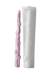RKPM HOMES Candle Stick Mold I 3D Long Rod Pillar Silicone Epoxy Mould I for DIY Handmade Ornament Cake Décor Aromatherapy Soy Wax Resin Art Craft Making Home Table Decoration (Tulip)