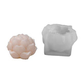 RKPM HOMES Blooming Lotus Candle Mold I 3D Flower Silicone Scented Wax Mould I for DIY Handmade Ornament, Cake Décor, Aromatherapy, Plaster, Soap, Resin Art Craft, Home Wedding Decoration (Small)