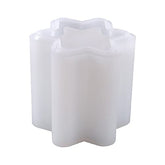 RKPM HOMES Candles Holders Resin Mold I Cylinder Pillar Silicone Epoxy Casting Mould I for Handmade DIY Jewelry Trinket Storage, Makeup Container, Flower Plant Pot, Pen Holder (Star Shape)