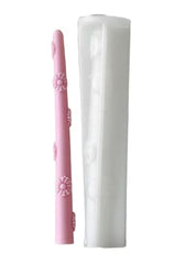 RKPM HOMES Candle Stick Mold I 3D Long Rod Pillar Silicone Epoxy Mould I for DIY Handmade Ornament Cake Décor Aromatherapy Soy Wax Resin Art Craft Making Home Table Decoration (Daisy)