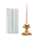 RKPM HOMES Candle Stick Mold I 3D Spiral Long Cylinder Silicone Epoxy Mould I for DIY Handmade Ornament, Cake Décor, Aromatherapy, Soap, Soy Wax, Resin Art Craft Making, Home Decoration (RK-0495)