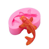 RKPM HOMES Fondant Mold I 3D Fish Shape Silicone Baking Mould I for Handmade DIY Cake Décor Jelly Dessert Candy Chocolate Pastry Gum Paste Polymer Clay Muffin Soap Resin Candle Cupcake Decoration (B)