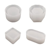 RKPM HOMES Candles Holders Resin Mold I Casting Plant Silicone Epoxy Candlestick Mould I Succulent Concrete Planter Pot Molds I for DIY Flowers Plants Home Office Garden Wedding Decoration