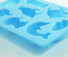 RKPM HOMES Whale Dolphin Penguin Shape Chocolate Mould I Fish 3D DIY Fondant Silicone Candy Mold I Baking Tools for Cake Chocolate Candy Ice Jelly Soap I Cake Baking Moulds I Bakeware Molds - 8 Cavity