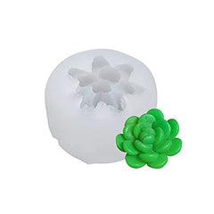 RKPM HOMES Cactus Flower Plants Candle Mold I 3D Fondant Silicone Scented Wax Mould I Succulent Molds for DIY Handmade Ornament Chocolate, Cake Décor, Resin Art Craft Making, Home Decoration (RK136)