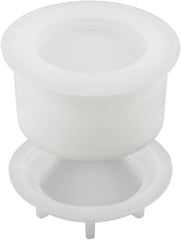 RKPM HOMES Candles Holders Resin Mold I Concrete Silicone Epoxy Casting Mould with Lid I for DIY Handmade Necklace Art Crafts Jewelry Storage Box Ring Trinket Container Home Decorations (Round)