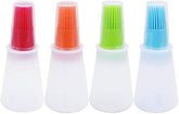 RKPM Oil Bottle Brush- Silicone Pastry Brush for Roasting, sauteing, Baking or Grilling, Frying, BBQ, Cooking Oil Dispenser Kitchen Tools Accessories(2 Pcs)