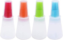 RKPM Oil Bottle Brush- Silicone Pastry Brush for Roasting, sauteing, Baking or Grilling, Frying, BBQ, Cooking Oil Dispenser Kitchen Tools Accessories(6 Pcs)