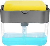 RKPM HOMES Soap Dispenser, Sponge Holder Sink Dish Washing Soap Dispenser
