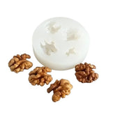 RKPM HOMES Dryfruit Chocolate Fondant Mold I 3D Nut Shape Silicone Candy Mould I for DIY Handmade Cake Décor Aroma Beads Polymer Clay Cookies Dessert Gummy Muffin Soap Resin Candle Art Crafts (Walnut)