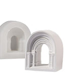 RKPM HOMES Door Candle Mold I 3D Fondant Palace Castle Shape Casting Silicone Epoxy Mould I for DIY Handmade Ornament Aromatherapy Cake Décor Soap Resin Art Craft Making Home Decoration
