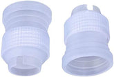 RKPM HOMES Set of 2 Small Standard Couplers Cake Decorating Coupler Pipe Tip Coupler for Icing Nozzles, White 2