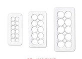 RKPM HOMES Cookie Cutter - Geometric Multicutter Round Cake Fondant Cutter - 3 Sizes, Biscuit Cutters, Novel Creative Cake Decorating