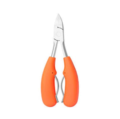 RKPM HOMES Professional Toe Nail Clippers for Thick and Ingrown Toenails, Heavy duty Toenail Clippers for Men & Seniors with Stainless Steel Sharp Blades and Lighter Soft Big Handle(Orange)