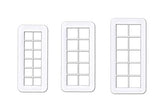 RKPM HOMES Cookie Cutter - Geometric Multicutter-Square Cake Fondant Cutter - 3 Size, Square Biscuit Cutters, Novel Creative Cake Decorating