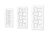 RKPM HOMES Cookie Cutter - Geometric Multicutter-Puzzle Cake Fondant Cutter - 3 Size, Fun Shape Biscuit Cutters,Novel Creative Cake Decorating(Puzzle)