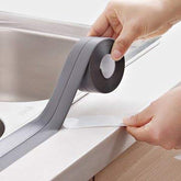 RKPM HOMES Self Adhesive Waterproof Tape Sink/Tub/Wall/Caulk/Strip/Kitchen/Bathroom/Toilet Sealant Mold Proof Edge Trim Tape 3.2 Mtr X 3.8 CM (GREY)