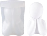 RKPM HOMES Hand Supported Cheek Human Candle Mold I 3D Body Silicone Abstract Sculpture Statue Mould I for Handmade Ornament Aromatherapy Soap, Clay Resin Casting, Art Craft Making (Both Hand)