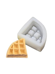 RKPM HOMES Triangle Waffle Shape Candle Mold I 3D Bread Silicone Scented Mould I for DIY Handmade Ornament Chocolate, Cake Décor, Aromatherapy, Soap, Resin Art Craft Making, Home Decoration