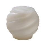 RKPM HOMES Spiral Ball Shape Candle Mold I 3D Fondant Geometry Round Silicone Mould I for DIY Handmade Ornament Chocolate, Aromatherapy, Soap, Resin Art Craft, Home Wedding Party Decoration (Large)