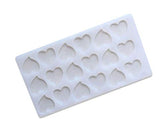 RKPM HOMES Mini Silicone Heart Chocolate Insert Mould Cake Decor Mould (18 Small Heart Insert)