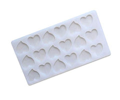 RKPM HOMES Mini Silicone Heart Chocolate Insert Mould Cake Decor Mould (18 Small Heart Insert)