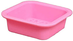 RKPM HOMES DIY Handmade Soap Molds, Cupcake Liners - 100% Handmade Square Silicone - Microwave, Oven, Refrigerator, Freezer and Dishwasher Safe for Homemade Craft (Square) (Soap Mold 4 Pcs)