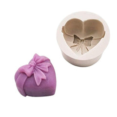 RKPM HOMES Cake Mould I 3D Fondant Small Love Flower Silicone Mold I Special for Valentine's Day I for DIY Handmade Candle Ornament, Cake Décor, Aromatherapy, Soap, Resin Art Craft (Bow)