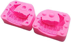 RKPM HOMES Baby Stroller Chocolate Fondant Mold I 3D Baby Pram Carriage Silicone Cupcake Mould I for DIY Handmade Sugarcraft Cake Décor Polymer Clay Candy Gummy Cookies Muffin Resin Wax Making (Large)