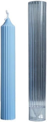 RKPM HOMES Polo Striped Pillar Candle Mold I Long Rod Cylinder Acrylic Candlestick Wax Mould I for DIY Handmade Cake Décor, Aromatherapy, Candles Making Home Wedding Party Decoration (3.5 X 25 CM)