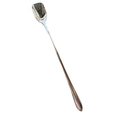 RKPM HOMES Stainless Steel Coffee Mixing Spoon I Square Head Long Handle Stirring Spoons I for Ice Cream, Bartender Mixing, Cocktail Stirrers for Tea Coffee Milkshake – Silver