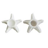 RKPM HOMES Tealight Candle Holder Mold I 3D Starfish Shape Candlestick Epoxy Deep Casting Silicone Mould I for DIY Handmade Art Craft Jewelry Storage Box Trinket Container Home Table Decoration