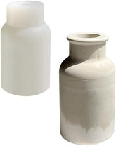 RKPM HOMES Candles Holders Vase Resin Mold I Pillar Casting Plant Silicone Epoxy Candlestick Mould I Succulent Concrete Molds I for DIY Jewelry Trinket Storage Flowers Plants Pot Decoration (B Type)