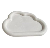 RKPM HOMES Coaster Mould I Silicone Epoxy Resin Deep Casting Tray I for DIY Homemade Ornament Art Crafts Jewelry Storage Box Ring Trinket Container Cups Mats Candle Holder Home Décor (Cloud)
