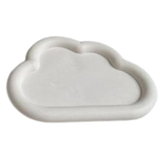RKPM HOMES Coaster Mould I Silicone Epoxy Resin Deep Casting Tray I for DIY Homemade Ornament Art Crafts Jewelry Storage Box Ring Trinket Container Cups Mats Candle Holder Home Décor (Cloud)