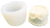 RKPM HOMES Cakes Shape Type Candle Molds I 3D Fondant Silicone Epoxy Casting Mould I for DIY Handmade Ornament, Cake Décor, Aromatherapy, Soap, Resin Art Craft Making, Home Decoration (Round RK187)