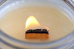 RKPM HOMES Wood Candle Wicks with Metal Base Clip I Natural Environmental Friendly I Clean Burn & Crackling Sound I for Handmade Great for Soy & Beeswax Candle Making & DIY Craft (15 X 130 MM, 100)