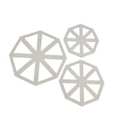 RKPM HOMES 3 Pcs Triangle Flag Shape Chocolate Mould | 3D DIY Fondant Silicone Candy Mold | Baking Tools for Cake Chocolate Candy Ice Jelly Soap | Cake Baking Moulds – Grey