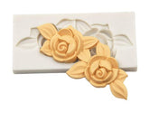 RKPM HOMES Silicone 3D Rose Flower Baking Forms Fondant Cake Chocolate Soap Sugar Craft Mould Mould Cutter Tools DIY Cupcake (2 Cavity Rose Leaf)