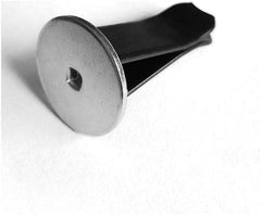 RKPM HOMES Metal Round Head Car Air Vent Clip I Auto Freshener Clips I Air Conditioner Car Outlet Perfume Clips Air Fresheners Interior Accessories - 10 Pcs (Black, 50mm long X 20mm Head)
