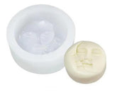 RKPM HOMES Sun Moon Face Candle Mold I 3D Abstract Face Silicone Scented Epoxy Mould I for DIY Handmade Cake Décor, Aromatherapy, Soap, Soy Wax, Resin Art Craft Making, Home Party Decoration - 1Cavity
