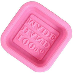 RKPM HOMES DIY Handmade Soap Molds, Cupcake Liners - 100% Handmade Square Silicone - Microwave, Oven, Refrigerator, Freezer and Dishwasher Safe for Homemade Craft (Square) (Soap Mold 12 Pcs)