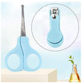 RKPM HOMES® Baby Nail Clippers 3-in-1, Baby Nail Grooming Kit Scissors Set, Baby Nail File for Baby Nail Trimming (Blue)