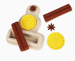 RKPM HOMES Cupcake Fondant Mold I 3D Lemon Cinnamon Star Anise Shape Silicone Chocolate Mould I for DIY Sugarcraft Cake Decoration, Polymer Clay, Candy, Cookies, Muffin, Soap Wax Making Crafting