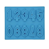 RKPM HOMES Chocolate Mould Tray I 3D Fondant 0 to 9 Number Shape Silicone Lollipop Mould I Blocks Number Baking Tin for Handmade DIY Jelly Pastry Cupcake Muffin Cookies Cake Decoration - 10 Cavity