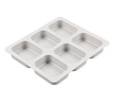RKPM HOMES Soaps Molds | Silicone Rectangle Shape Mould | Handmade Sharp Edges Soap Making Forms | 3D Moulds for Cake Chocolate Candy Ice Jelly Brownie Dessert | Multicolor - 6 Cavity