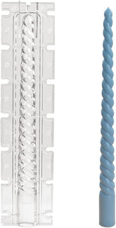 RKPM HOMES Spiral Taper Candle Mold I 3D Long Pillar Rotating Twisted Acrylic Rod Wax Mould I Candlestick Molds for DIY Handmade Ornament Aromatherapy Resin Art Craft Making Home Table Decoration