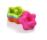 RKPM HOMES Star Shape Cake Cup Liners I Silicone Baking Cups I Muffin Cupcake Cases I Microwave or Oven Tray Safe I Molds for Handmade Soap, Biscuit, Chocolate, Muffins, Jelly – Pack of 6
